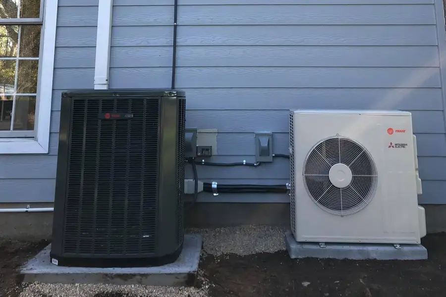 HVAC system maintenance plan covers outdoor AC units
