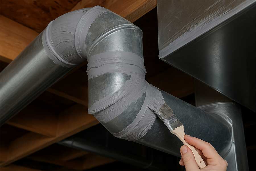 Air duct sealing service