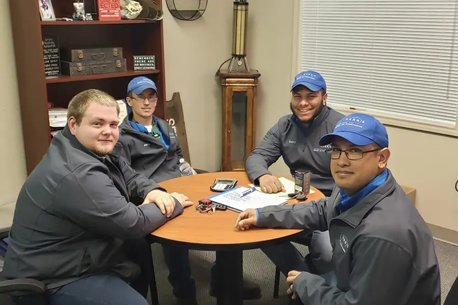 Harris Air team meeting