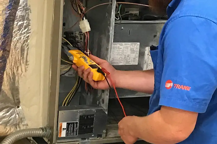 High efficiency furnace maintenance service completed in Parker, TX